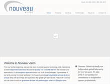 Tablet Screenshot of nouveauvision.net